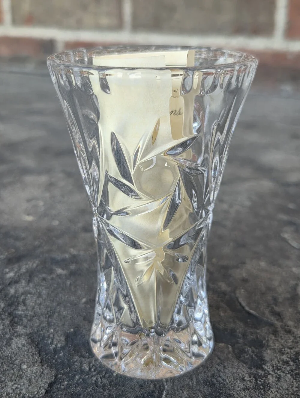 Lenox Full-Lead Crystal Star 4 Inch Bud Vase